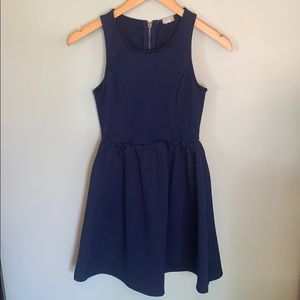 Navy Blue Cocktail Dress